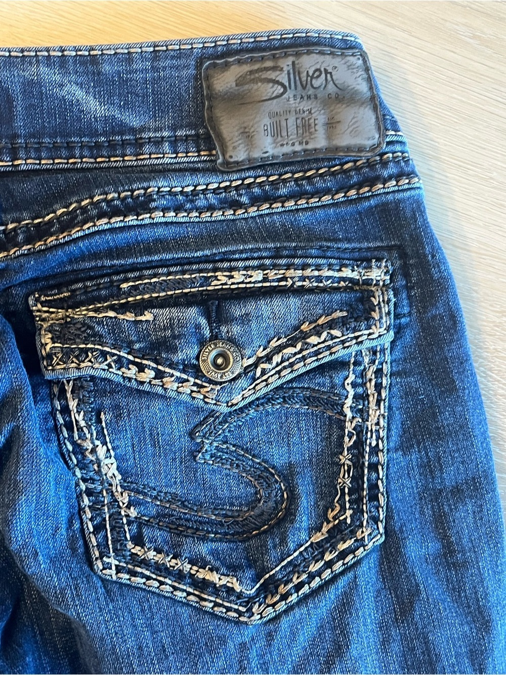 Silver Suki Mid Skinny Jeans 29x31 - Picture 3 of 6